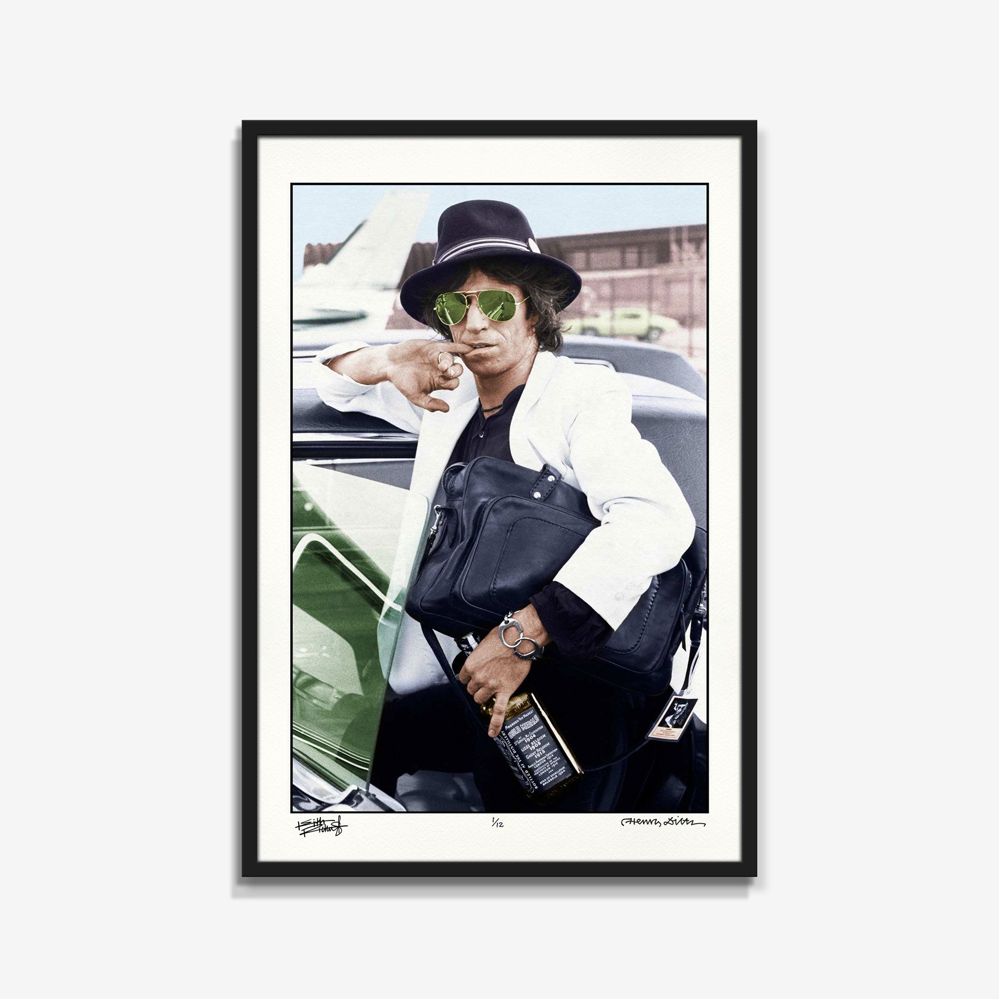 Henry Diltz Photography | Keith Richards, Midwest Airport, 1979
