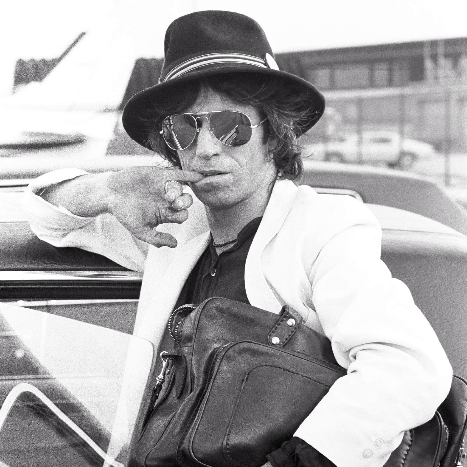 Keith Richards, Midwest Airport, 1979 – Henry Diltz Photography